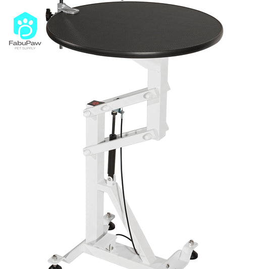 Dog Grooming Table  Pet Air Lifting Grooming Table Durable stainless steel Round Tabletop Table